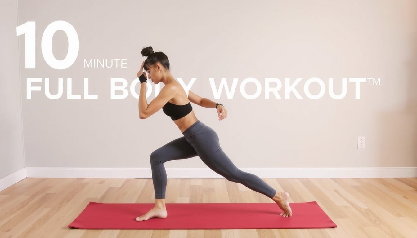 10 minuti di allenamento per tutto il corpo